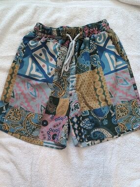 ROMWE Patchwork Shorts Boys XL/XS Men's